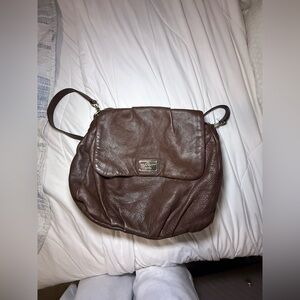Marc By Marc Jacobs Dark Brown Leather Shoulder Bag